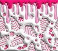 Pink Tree Cakes