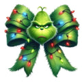 Grinch Bow