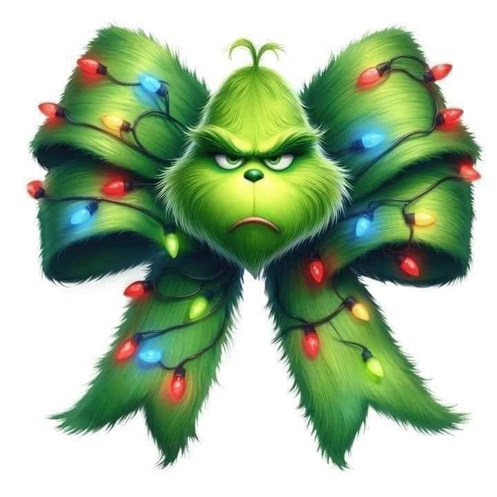 Grinch Bow