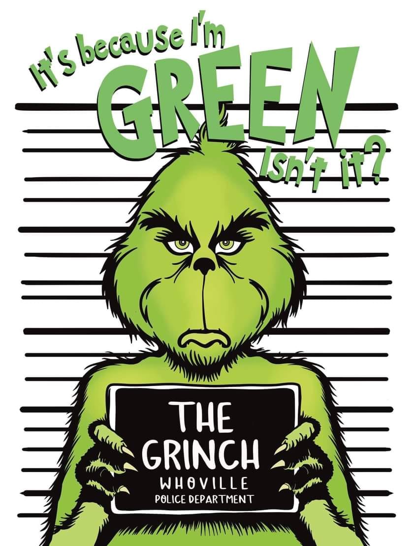 Grinch Mugshot