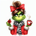 Red Lady Grinch Cocoa