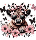 Brown Cow With Bow