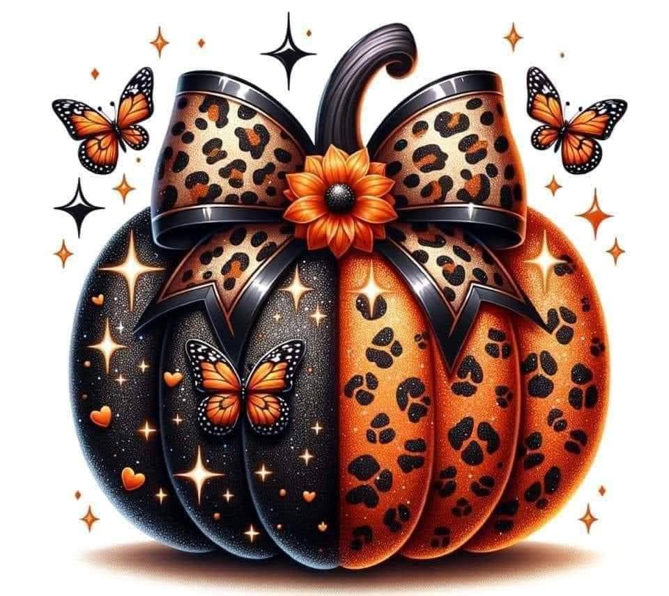 Black And Orange Pumpkin