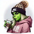 Lady Grinch Starbucks