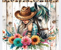 Girl And Horse