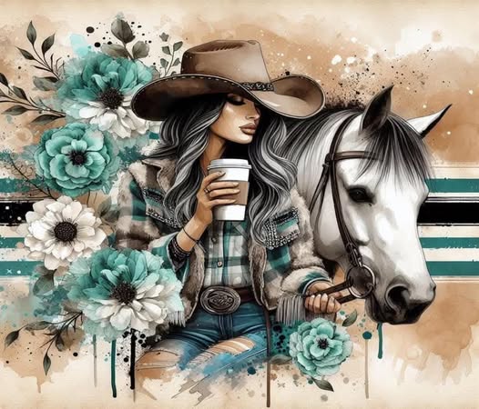 Girl And Horse