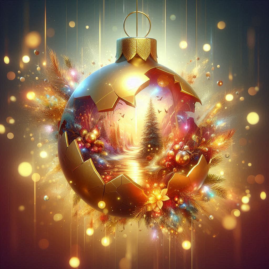Broken Christmas Bulb