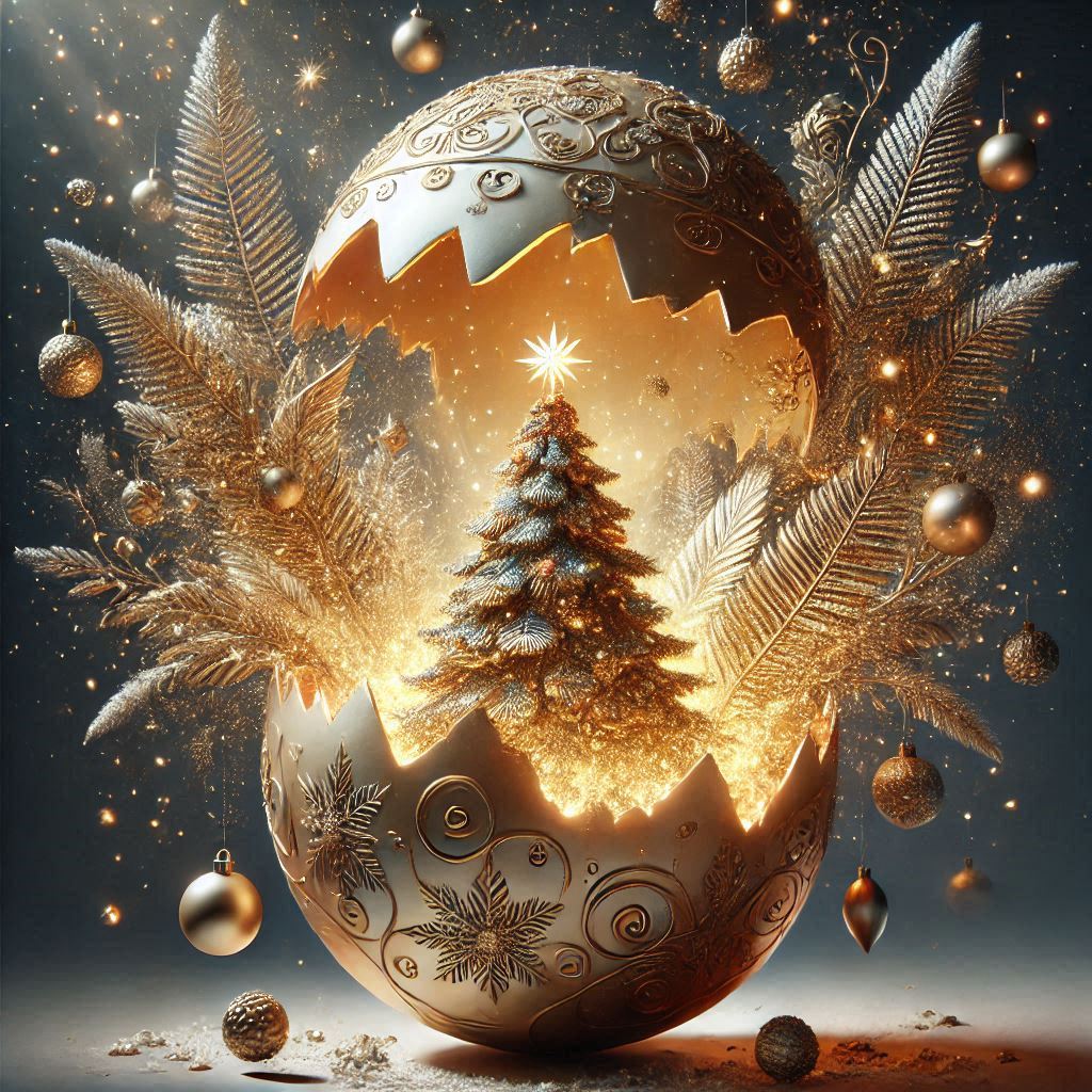 Broken Christmas Bulb