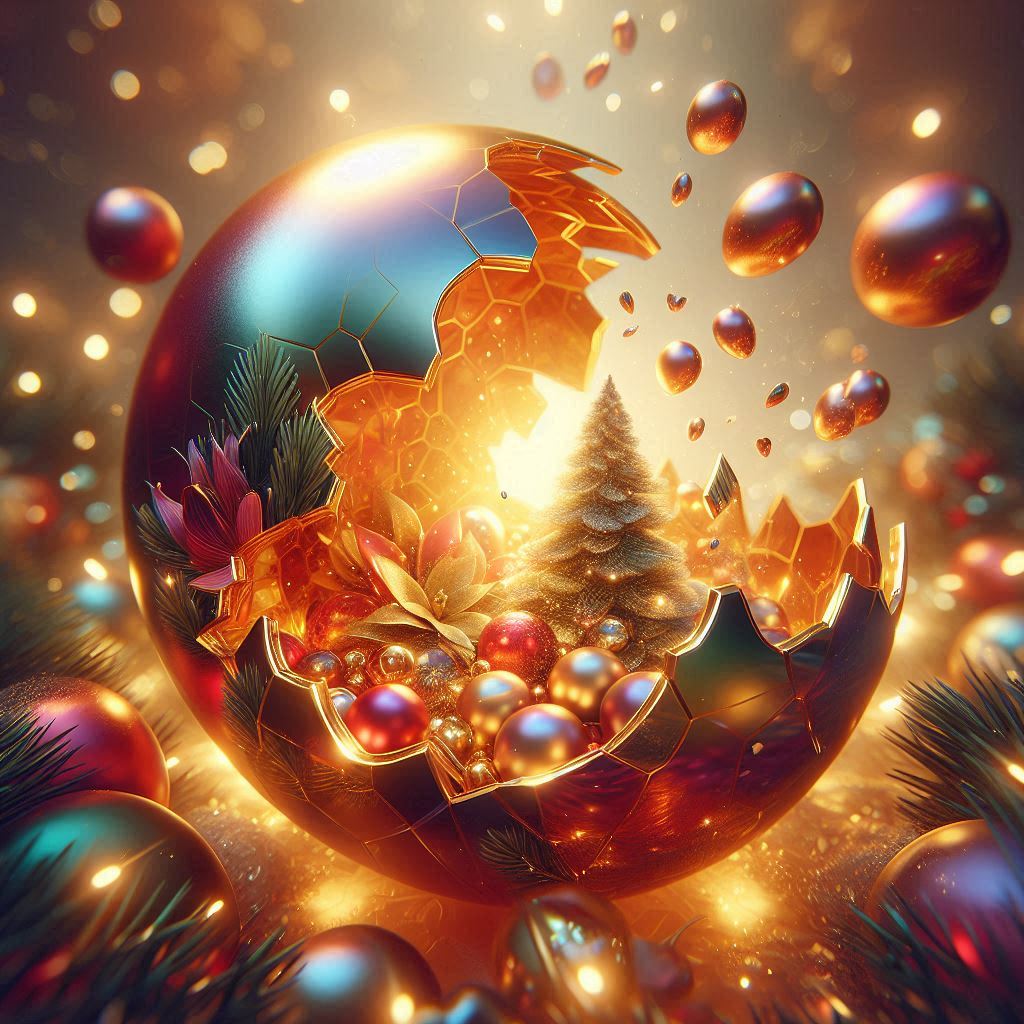 Broken Christmas Bulb