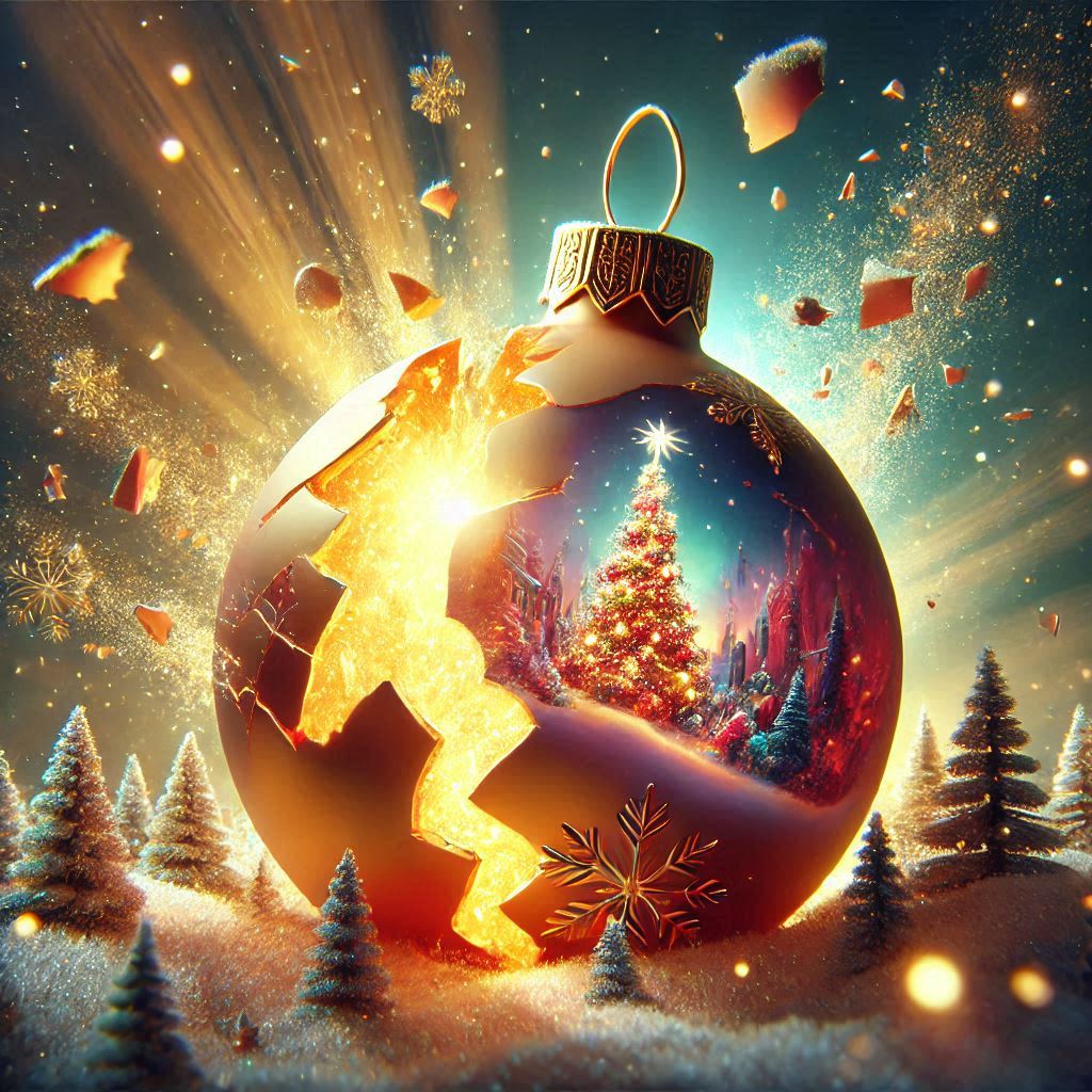 Broken Christmas Bulb