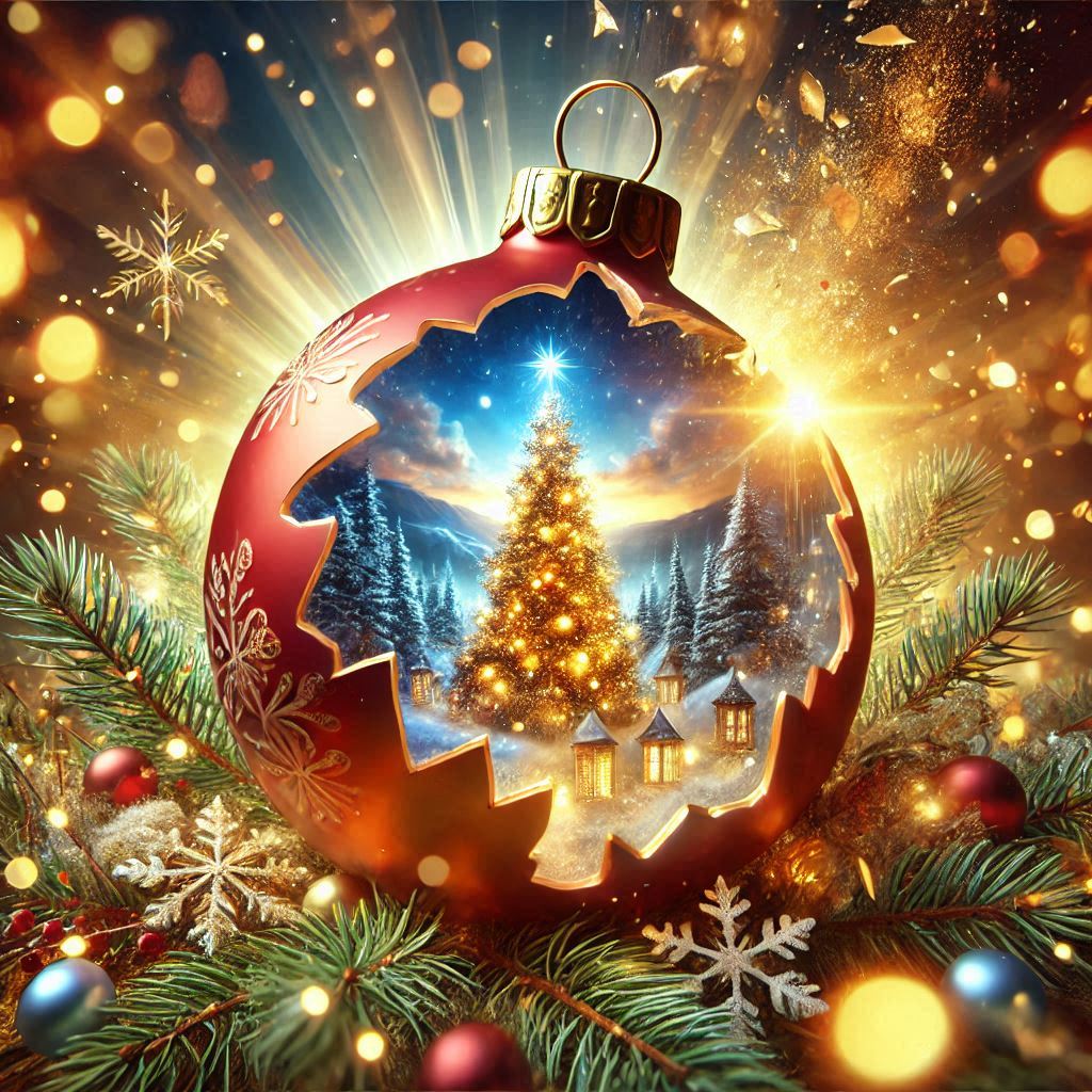 Broken Christmas Bulb