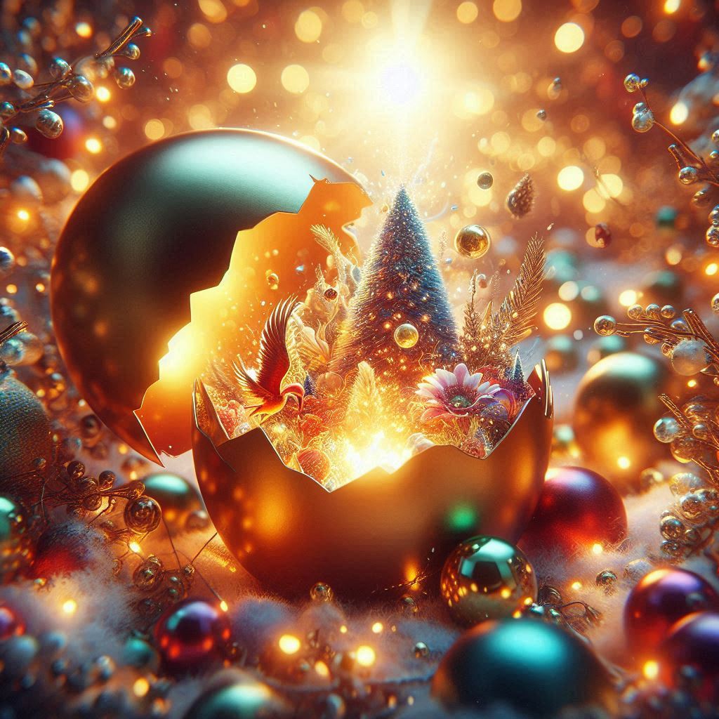 Broken Christmas Bulb