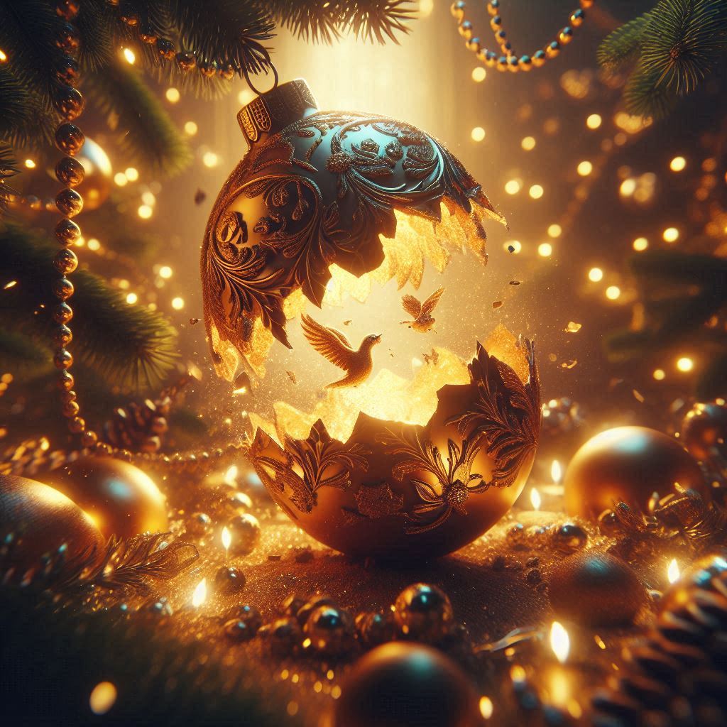 Broken Christmas Bulb