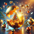 Broken Christmas Bulb