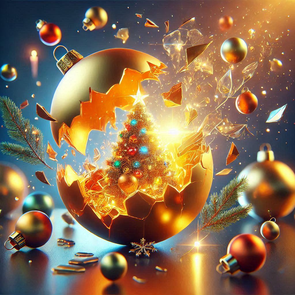Broken Christmas Bulb