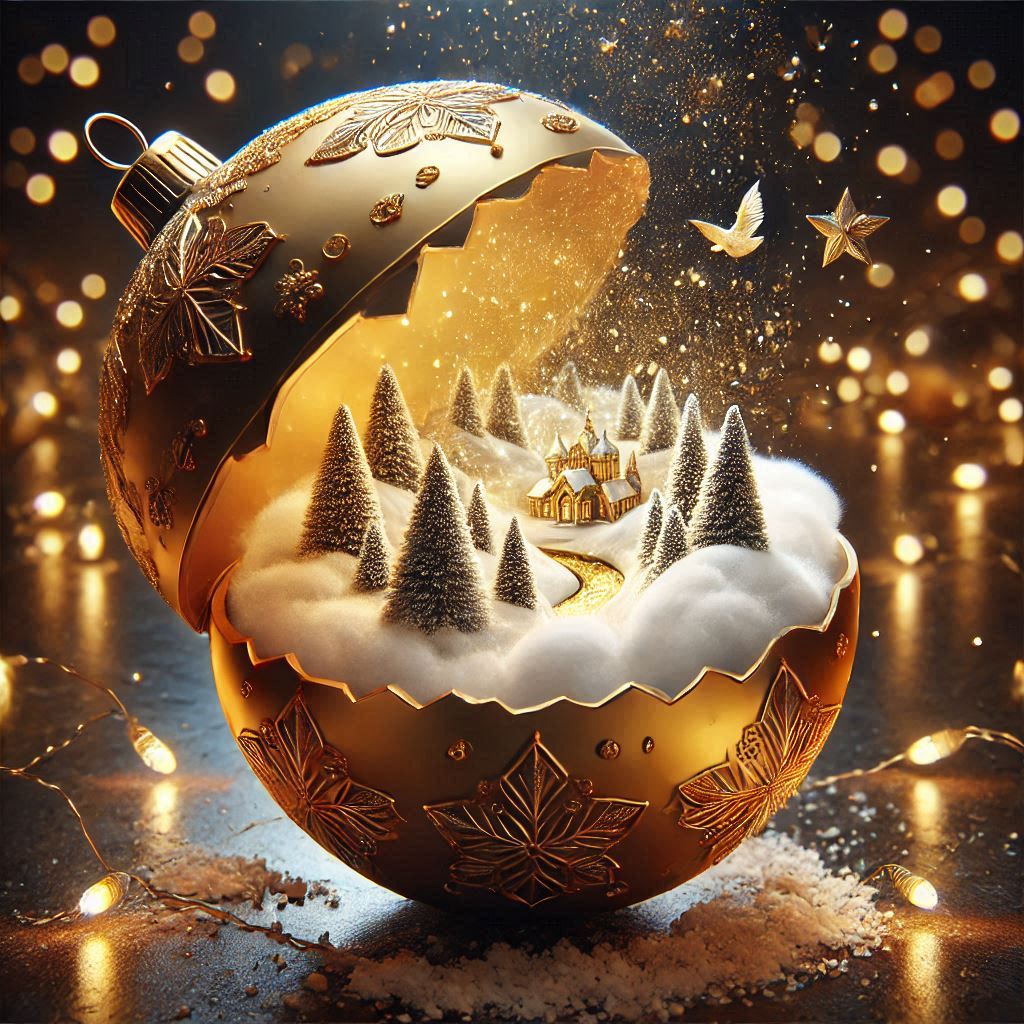 Broken Christmas Bulb