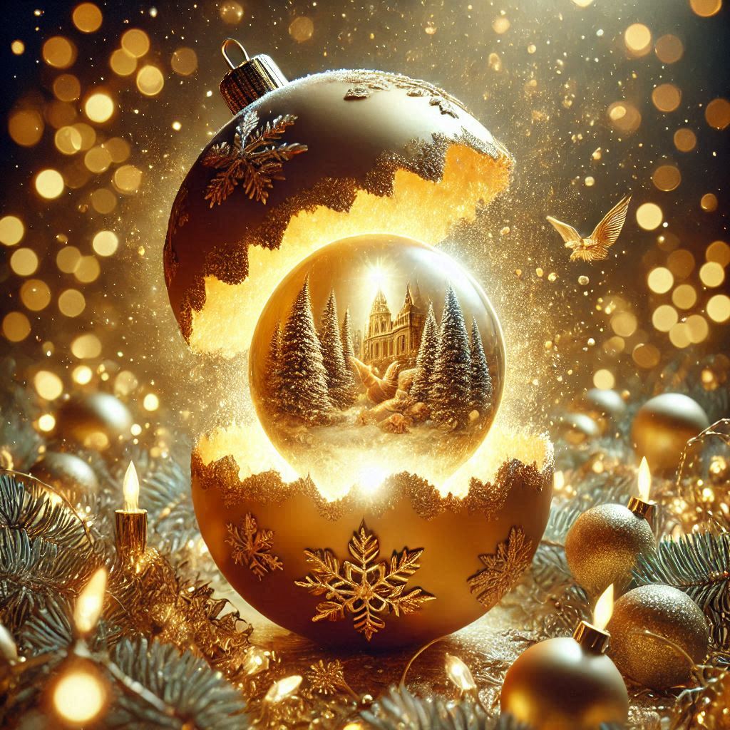 Broken Christmas Bulb