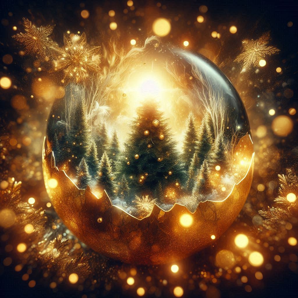 Broken Christmas Bulb