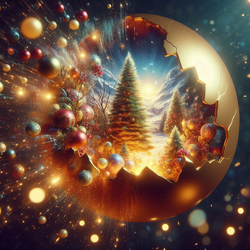 Broken Christmas Bulb