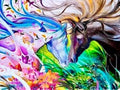 Colorful Horses