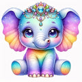 Rainbow Elephant