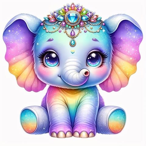Rainbow Elephant