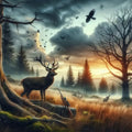 Deer In Woods
