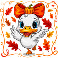 Duck With Ribbon
