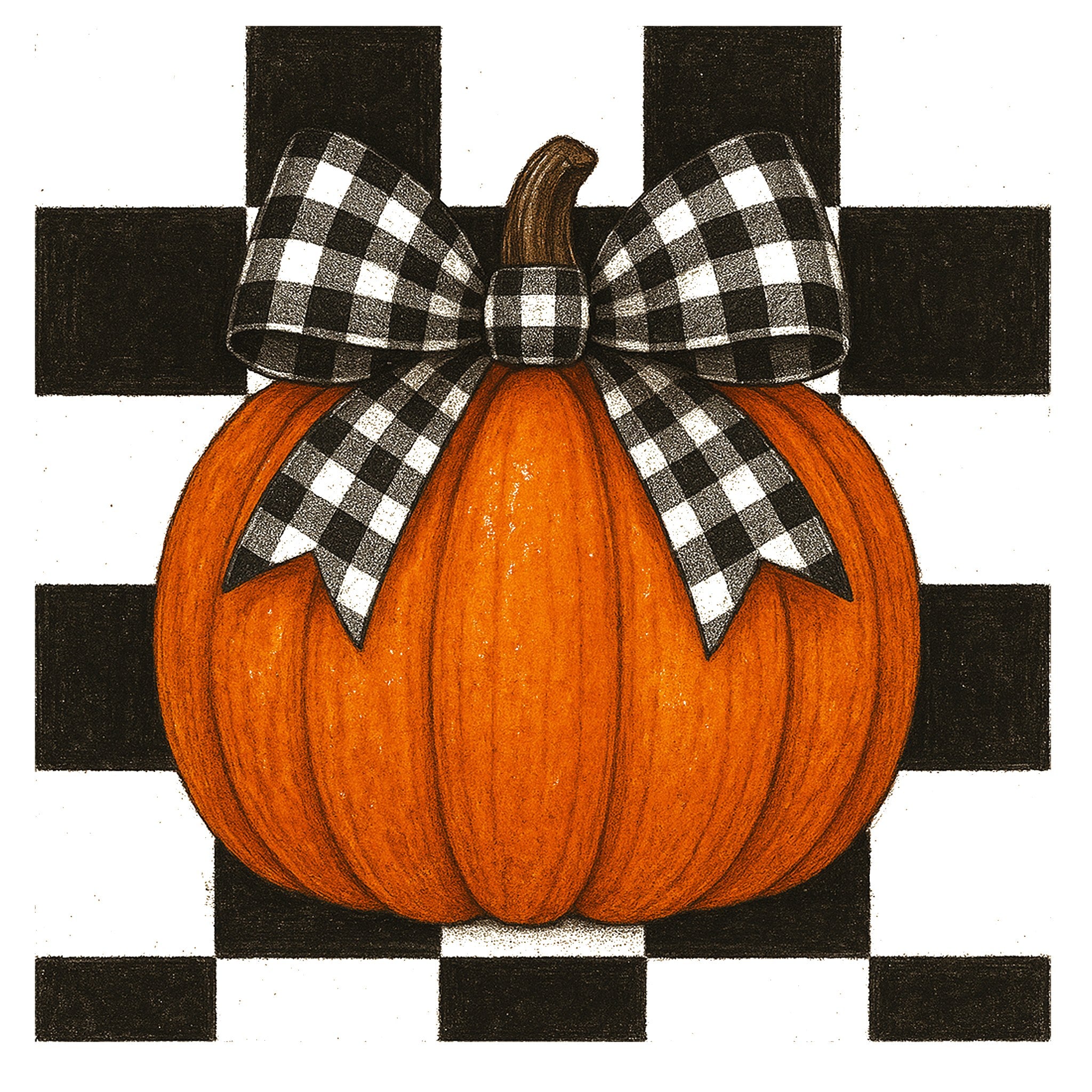 Pumpkin And Plaid