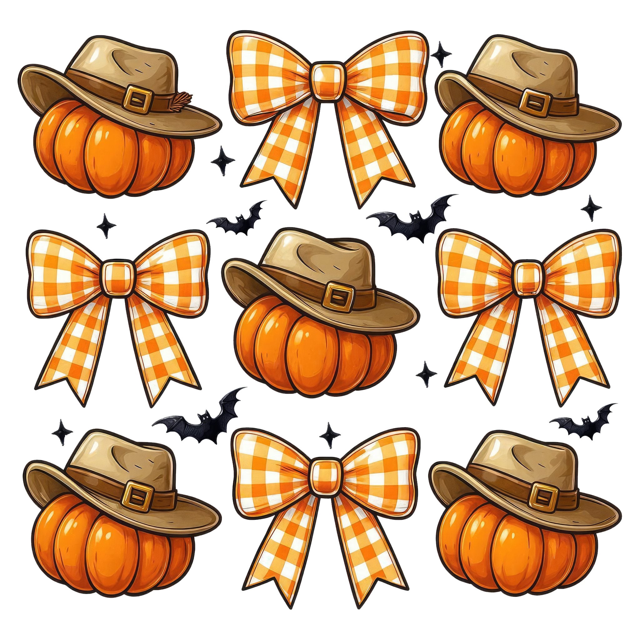 Pumpkins And Ribbons