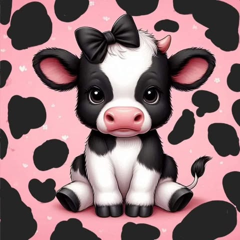 Black And White Cow
