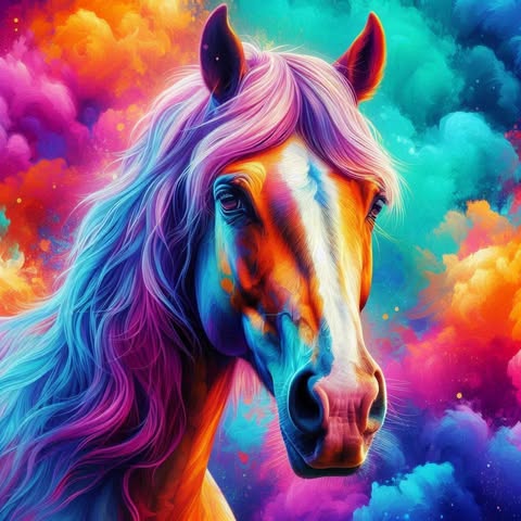 Rainbow Horse