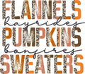 Flannels, Pumpkins, Sweaters