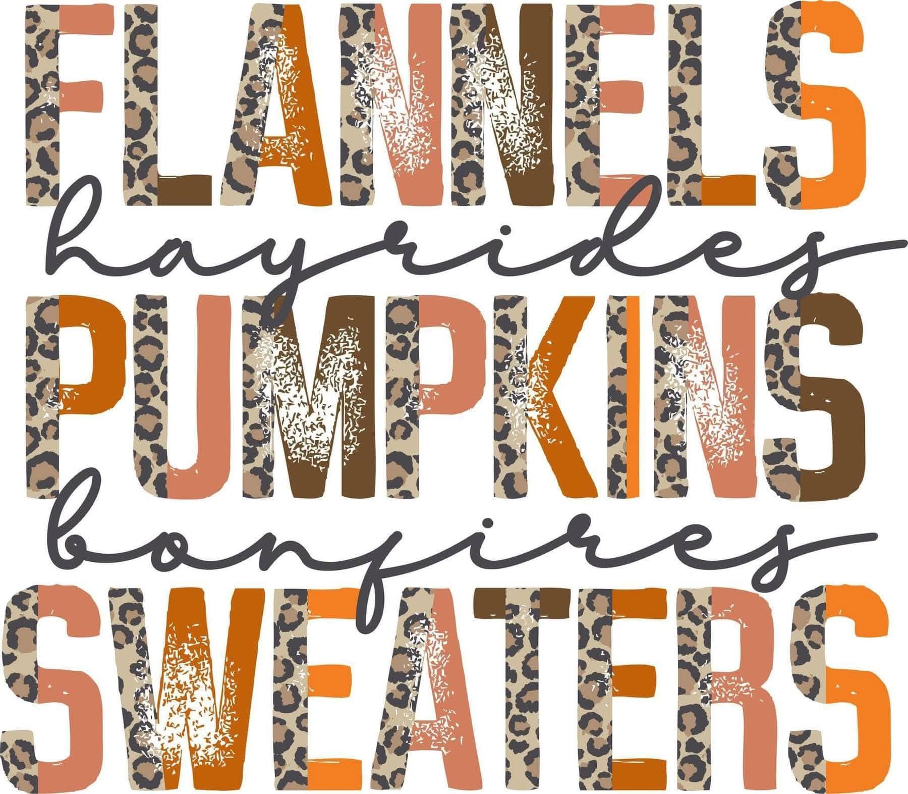 Flannels, Pumpkins, Sweaters