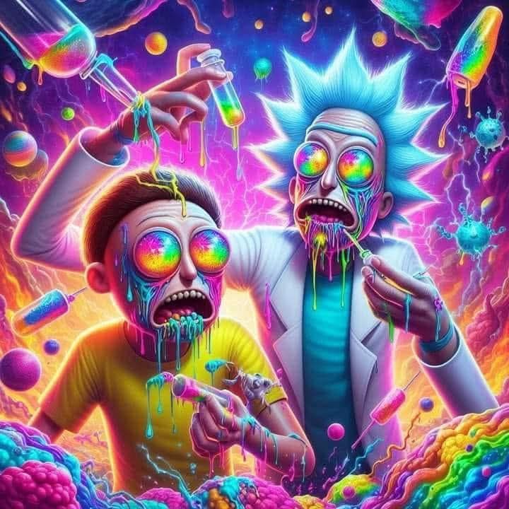 Trippy Rick And Morty