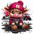 Cow In Flanel