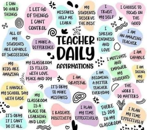 Teacher Daily Affirmations