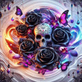 Skull And Roses