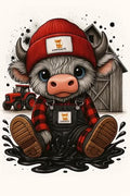 Cow In Flanel