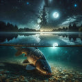 Fish And Moon