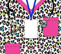 Cheetah Print Scrubs