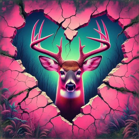 Deer With Heart