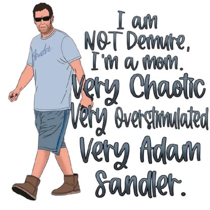 I Am Not Demure V-Neck T-Shirt