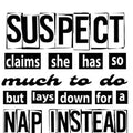 Suspect T-Shirt