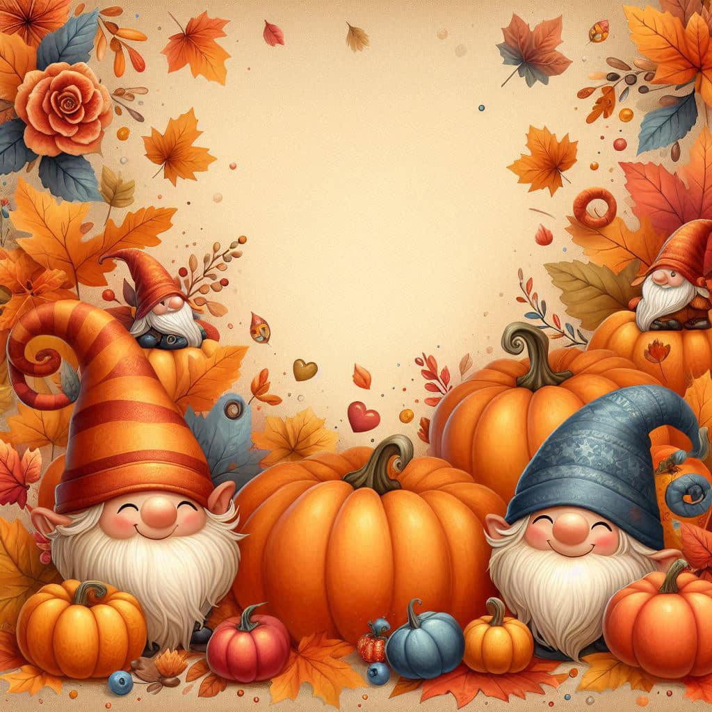 Gnomes And Pumpkins