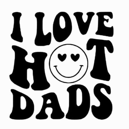 Hot Dads V-Neck T-Shirt