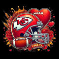 KC Chiefs Hearts And Roses