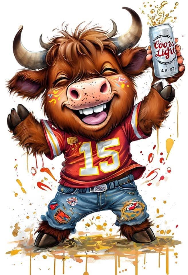 Chiefs Cow Coors Light