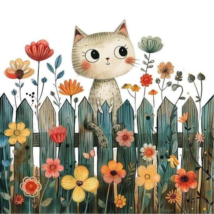 Cat On Fence